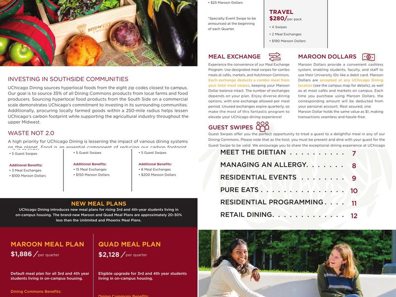 Arley D. Cathey Dining Commons Menu