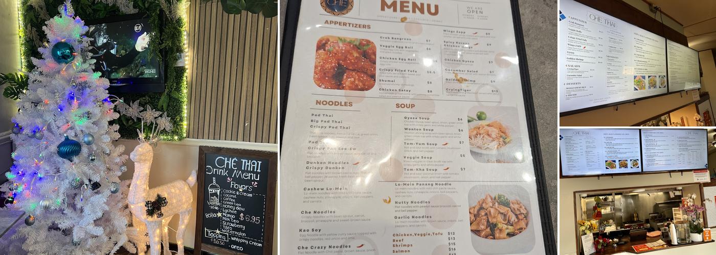 Che Thai Restaurant Menu