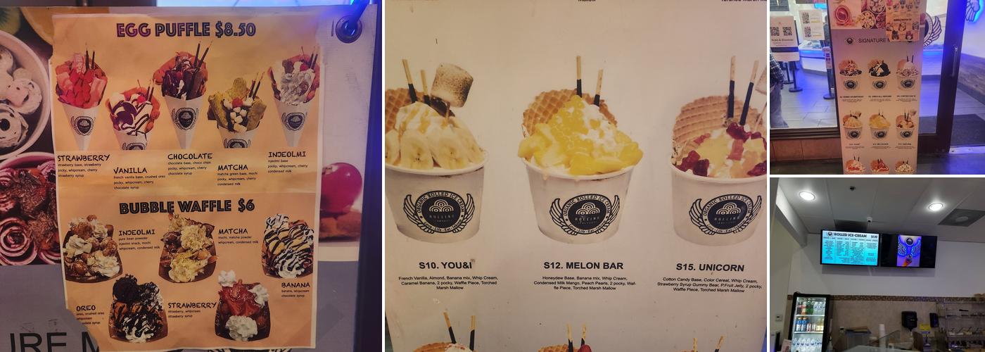 Rolling factory Menu