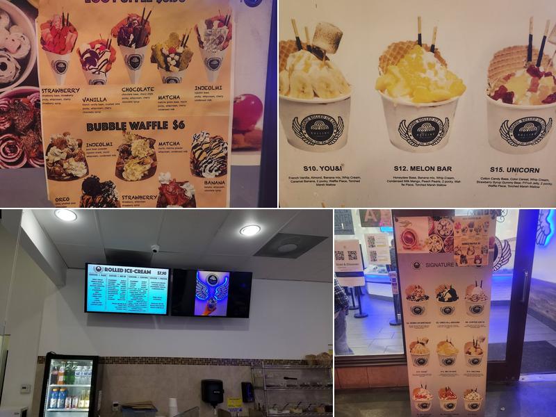 Rolling factory Menu