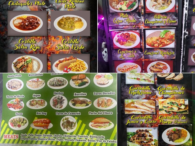 Yoly’s tacos Menu