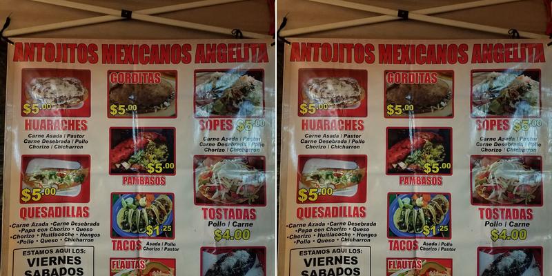 Antojitos 100% Mexicanos Menu