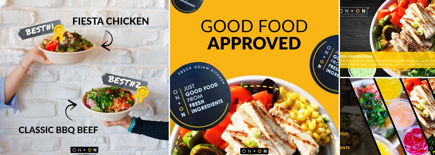 ON+ON - Fresh Korean Kitchen Menu