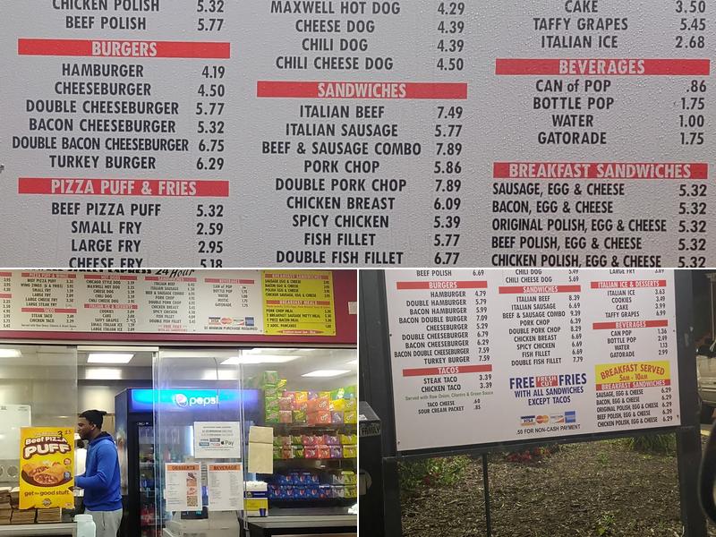 Maxwell Street Express Menu