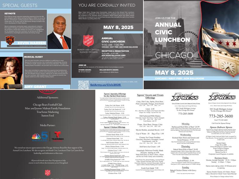 The Chicago Rib House Menu