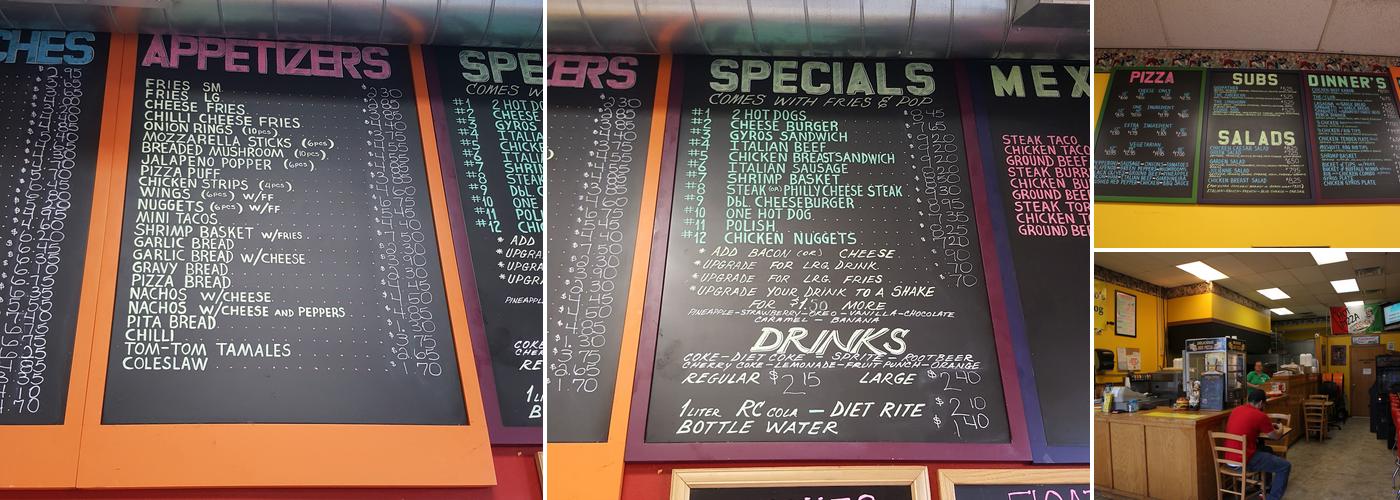 Munchies Gyros & Pizza Menu