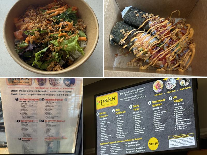 Tech Express Menu
