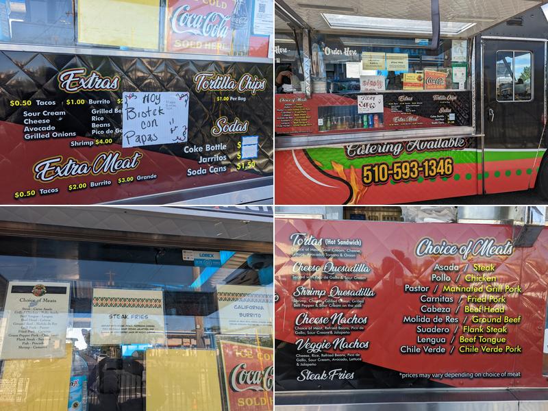 Chile Bravo Grill Menu