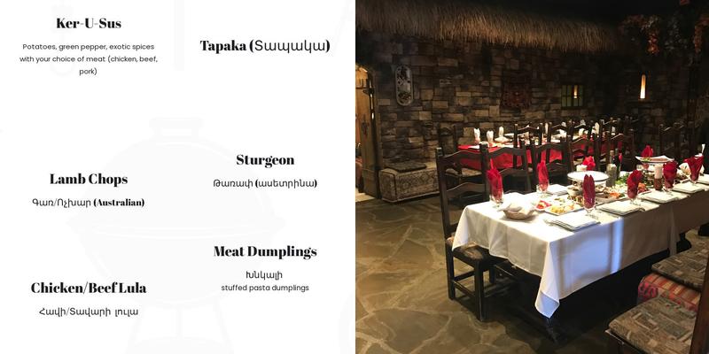 Hatsatoun Menu