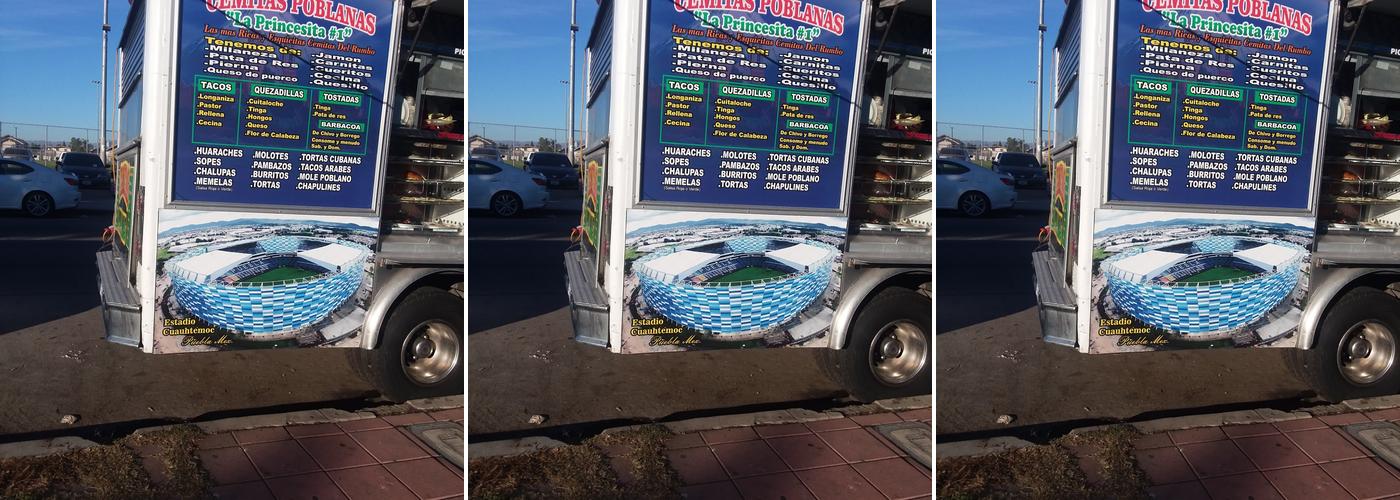 Cemitas poblanas Menu