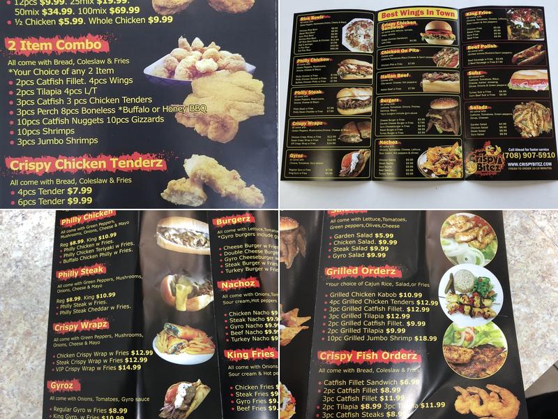 Crispy Bitez Menu