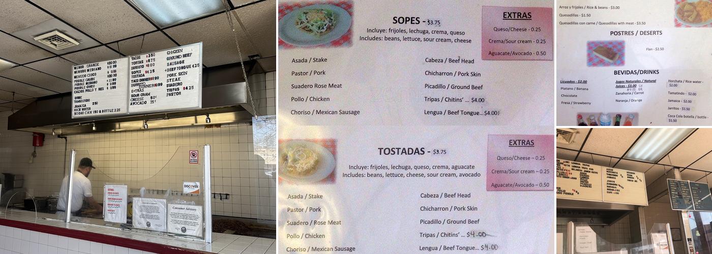 Taqueria Hernandez Menu