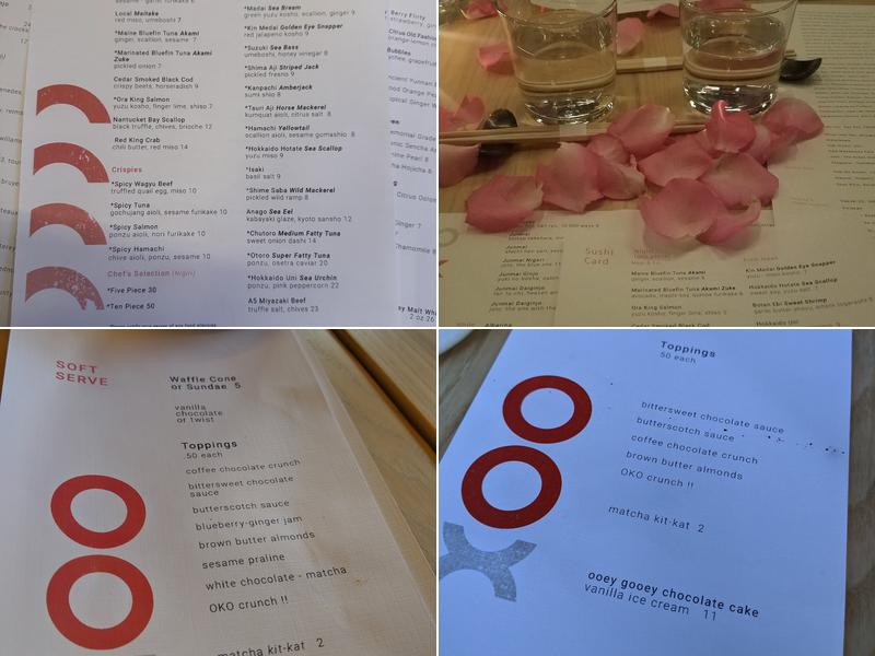 OKO Menu