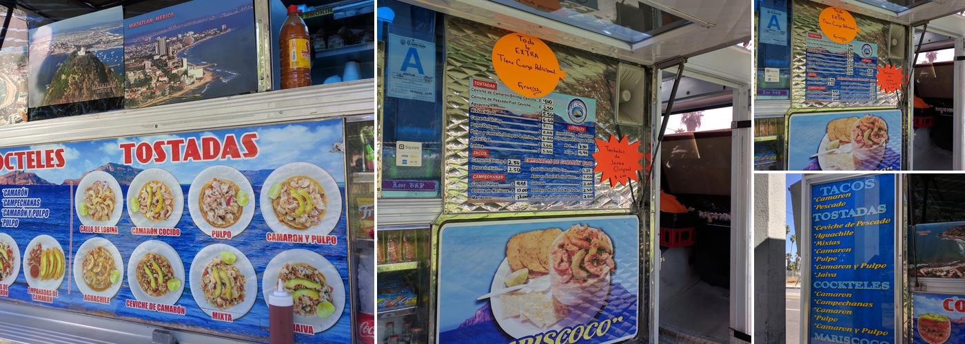 Mariscos El Faro Menu