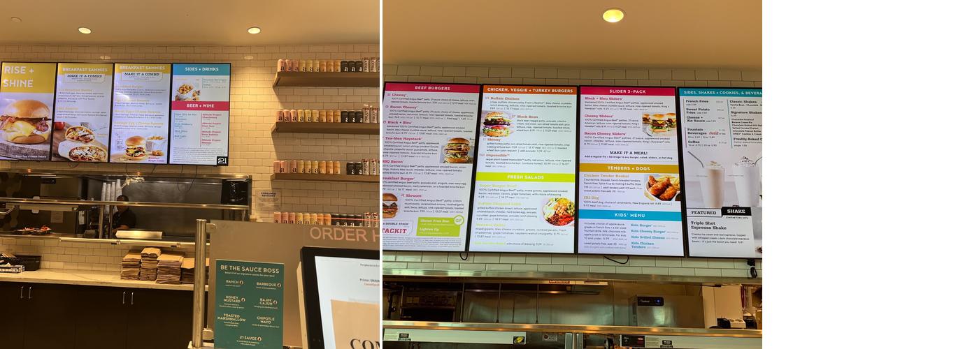 Burger 21 Menu