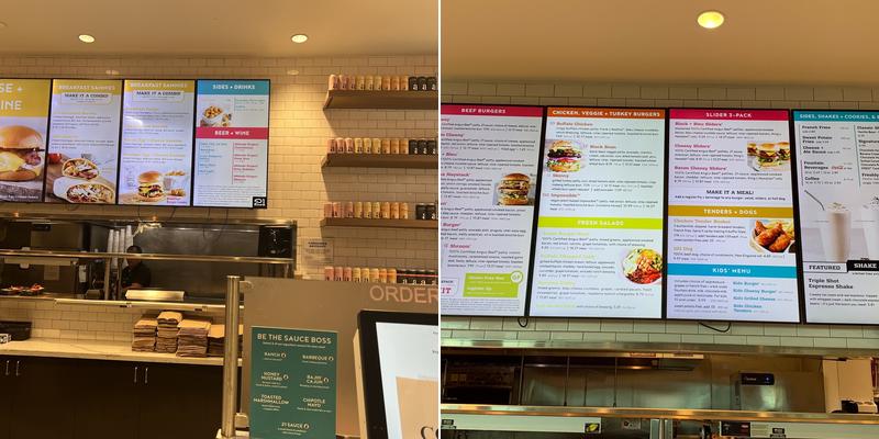 Burger 21 Menu
