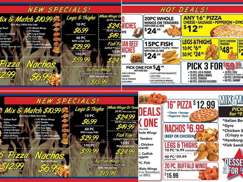 Jimmys Best Menu