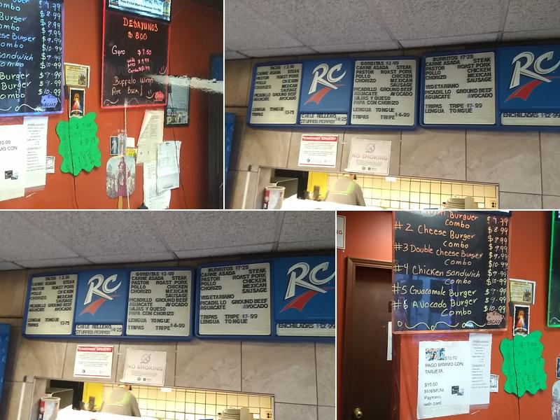 Taqueria Los Alamos Menu