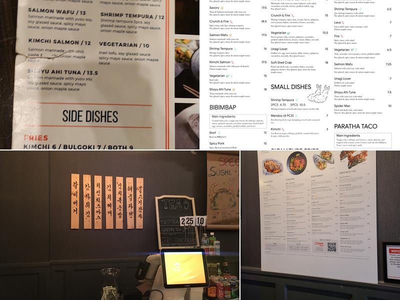 En Hakkore Sushi Burrito & Poke Bowl Menu