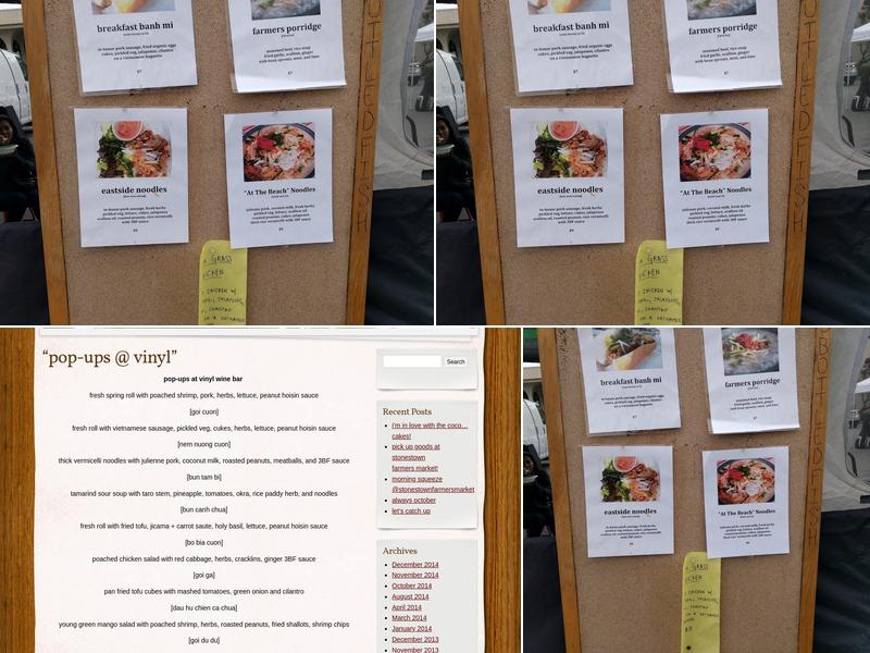 3 Bottled Fish Menu