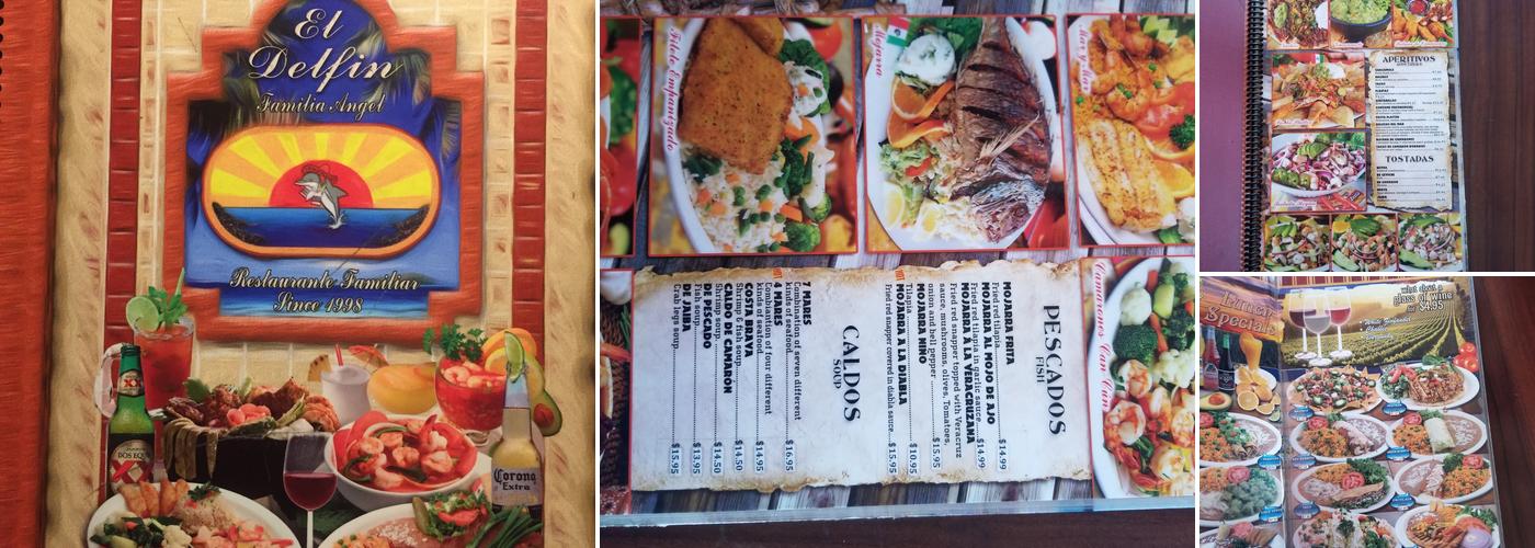 El Delfin Menu