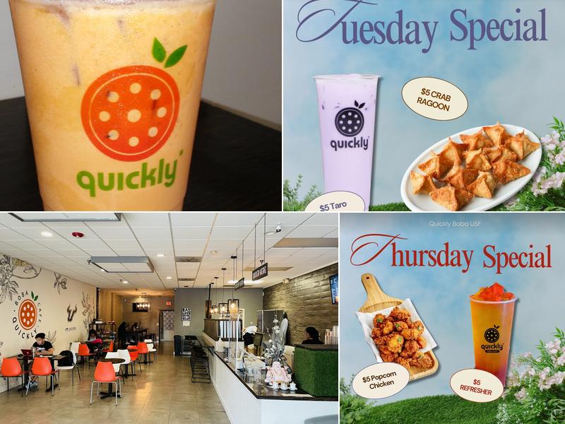 Quickly Boba Cafe. USF