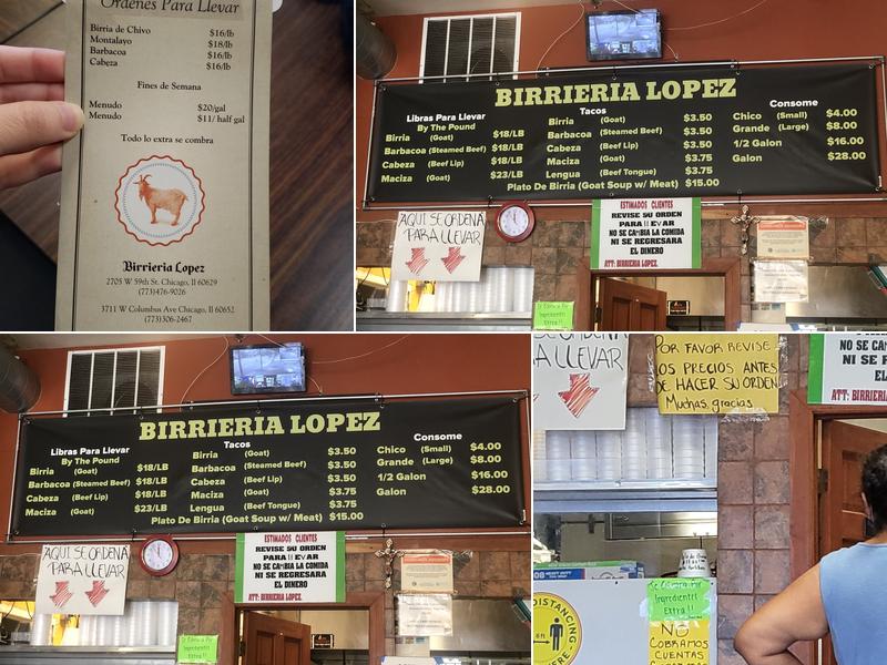 Birrieria LOPEZ Menu