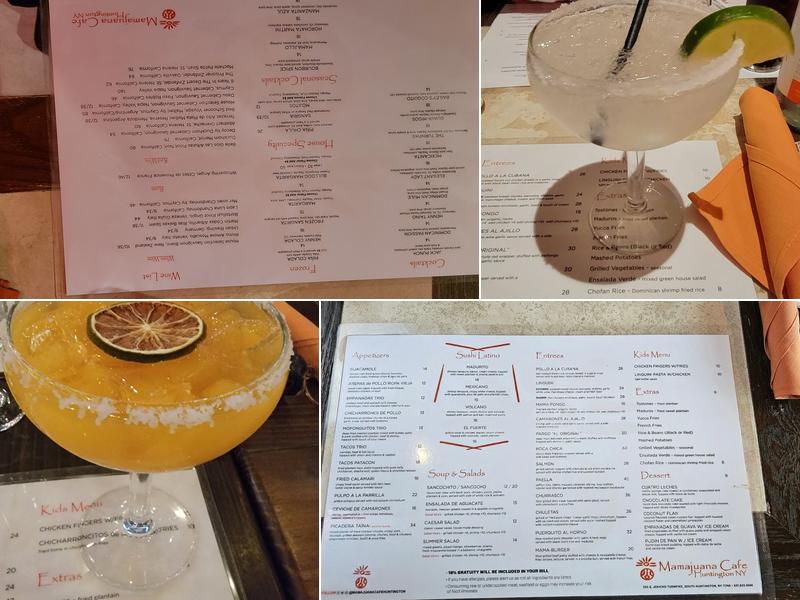 Mamajuana Cafe Huntington Menu