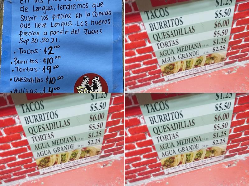 El Jaliscience Menu