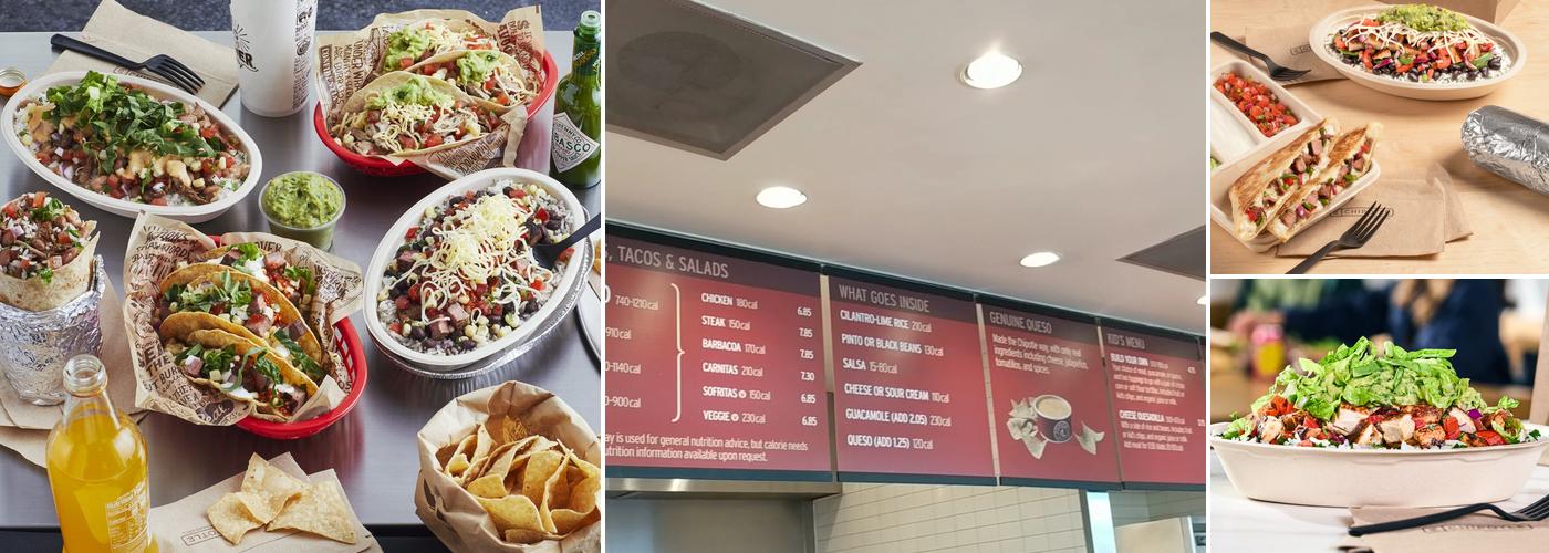 Chipotle Mexican Grill Menu