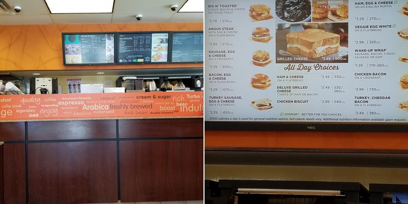 Dunkin' Menu