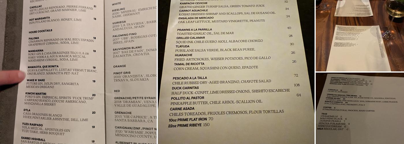Damian Menu