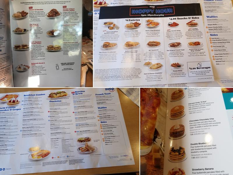 IHOP Menu