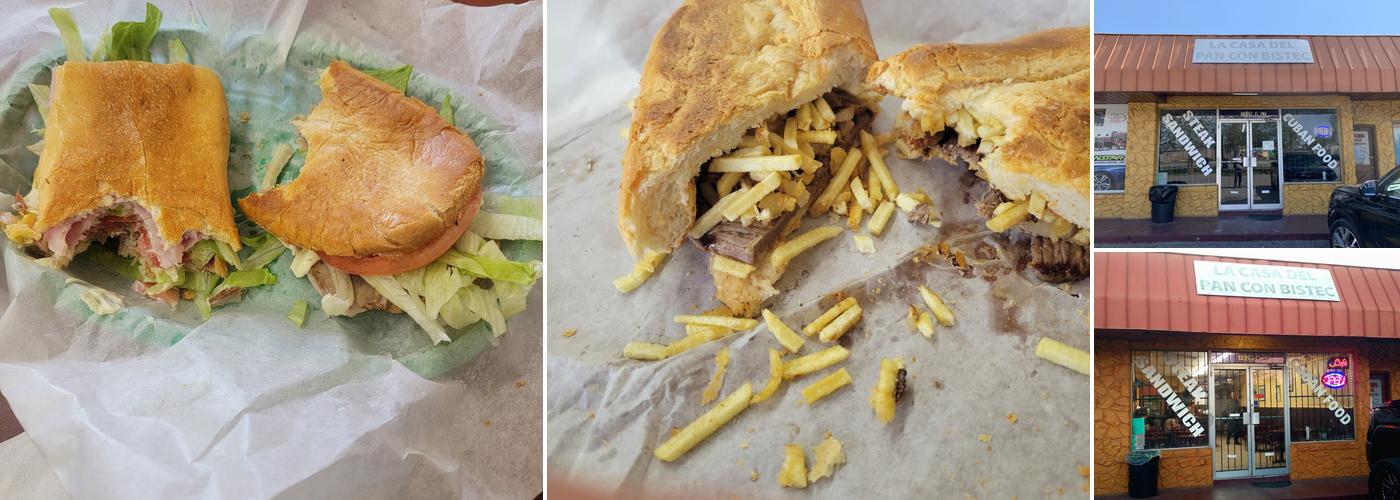 La Casa Del Pan Con Bistec