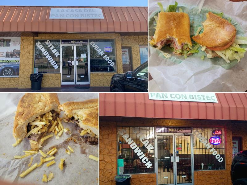 La Casa Del Pan Con Bistec