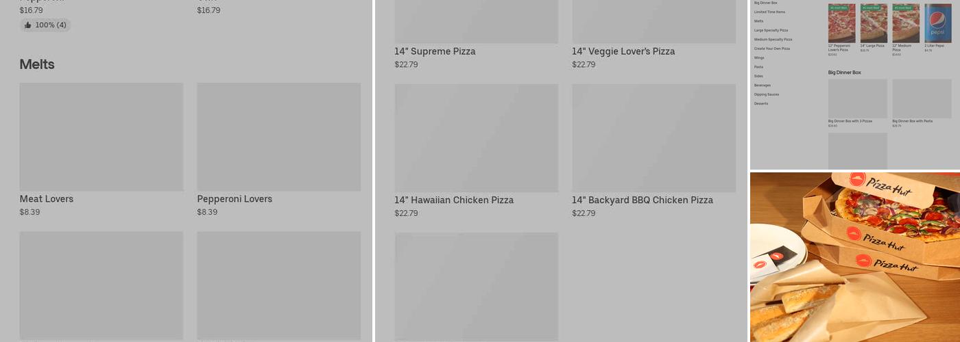 Pizza Hut Menu