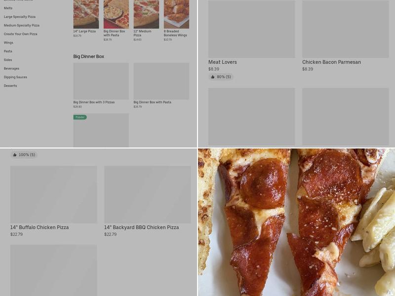 Pizza Hut Menu