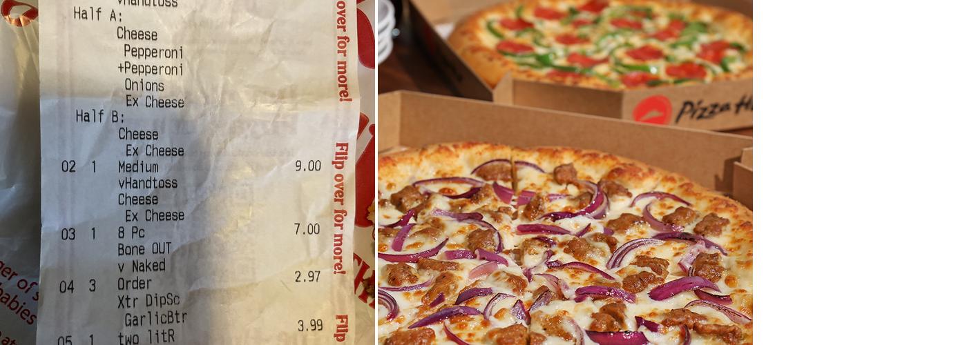 Pizza Hut Menu