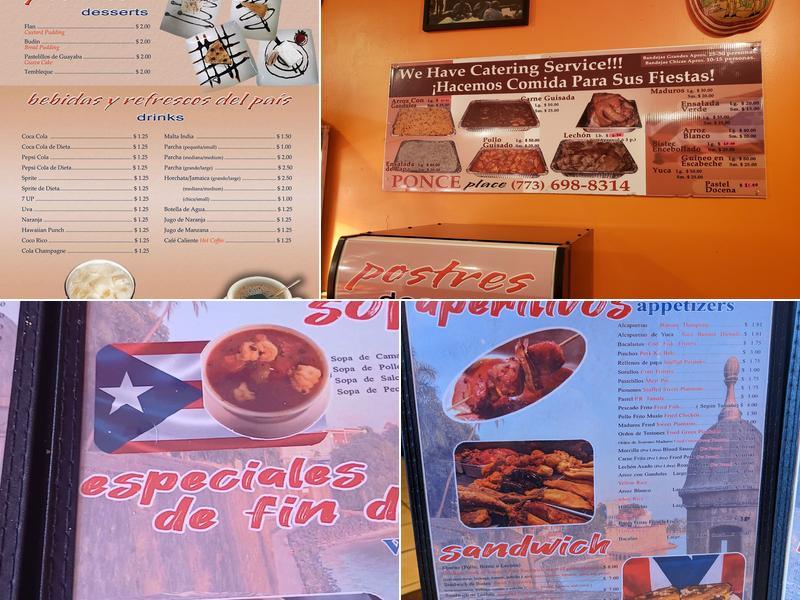 Ponce Place Menu