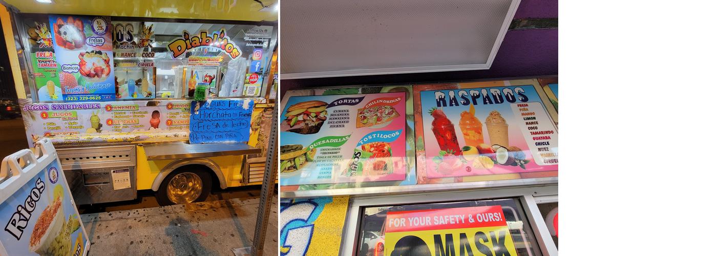 Raspados y Bionicos El Machin Menu