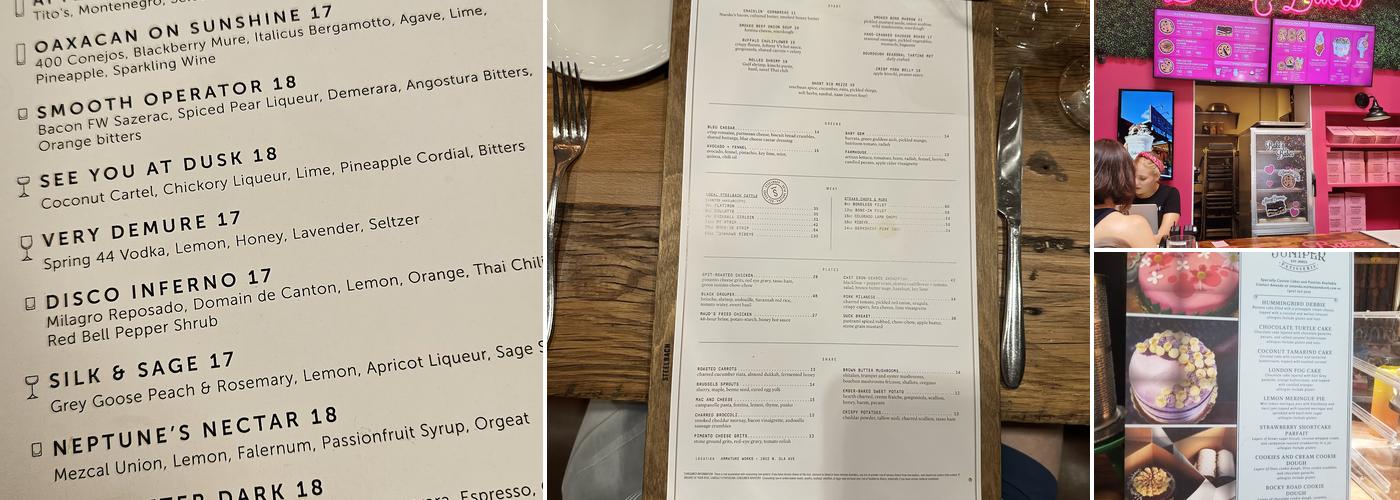 Heights Public Market Menu