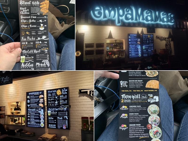 Empamamas Menu