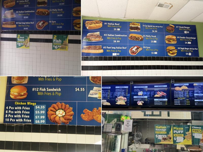 Beefee Menu