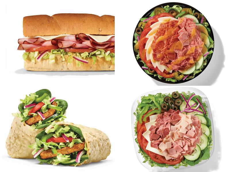Subway Menu
