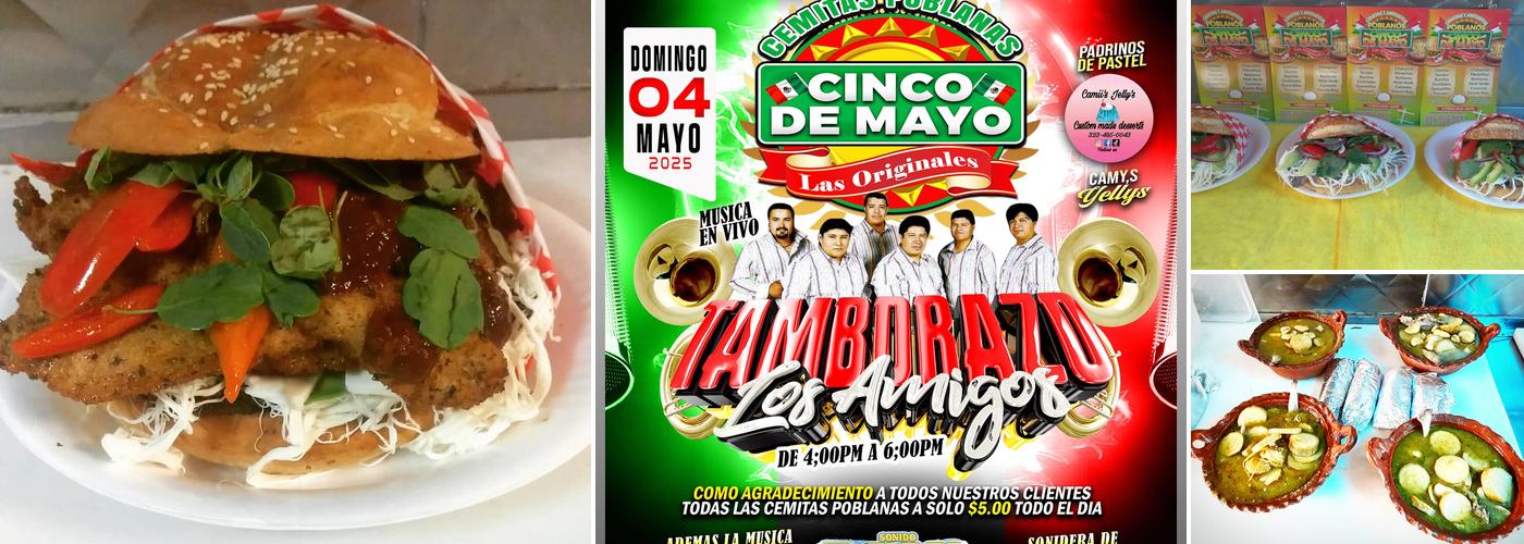 Cemitas poblanas Cinco De Mayo