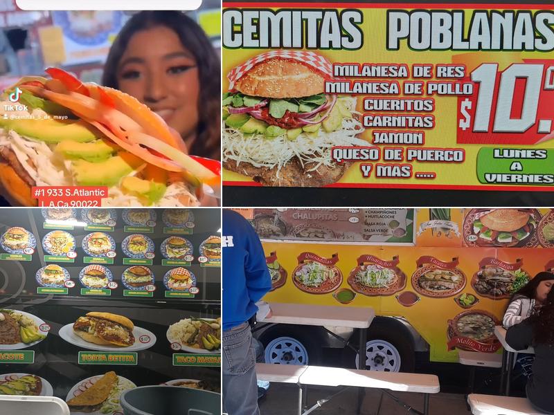 Cemitas poblanas Cinco De Mayo Menu