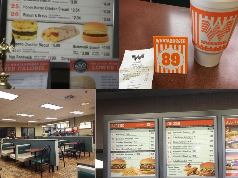 Whataburger Menu