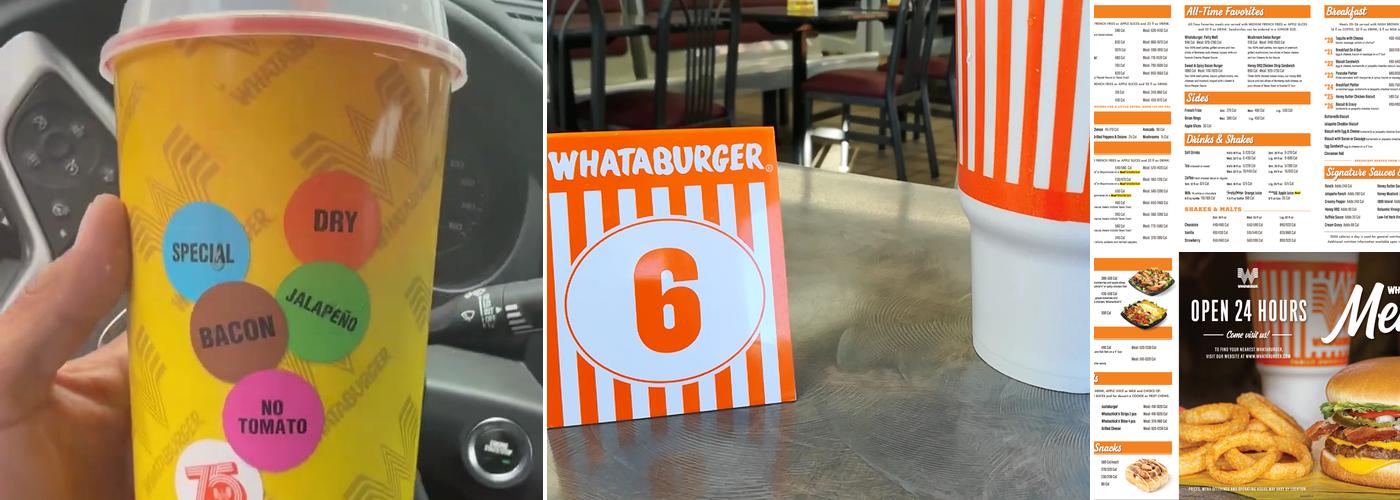 Whataburger Menu