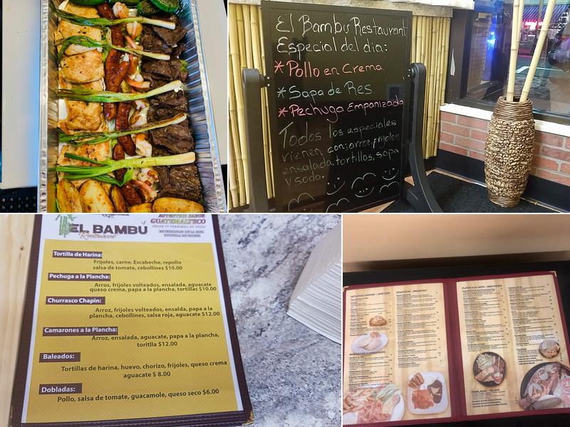 El Bambu Menu