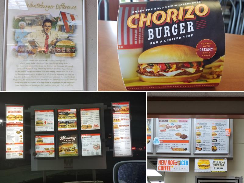 Whataburger Menu